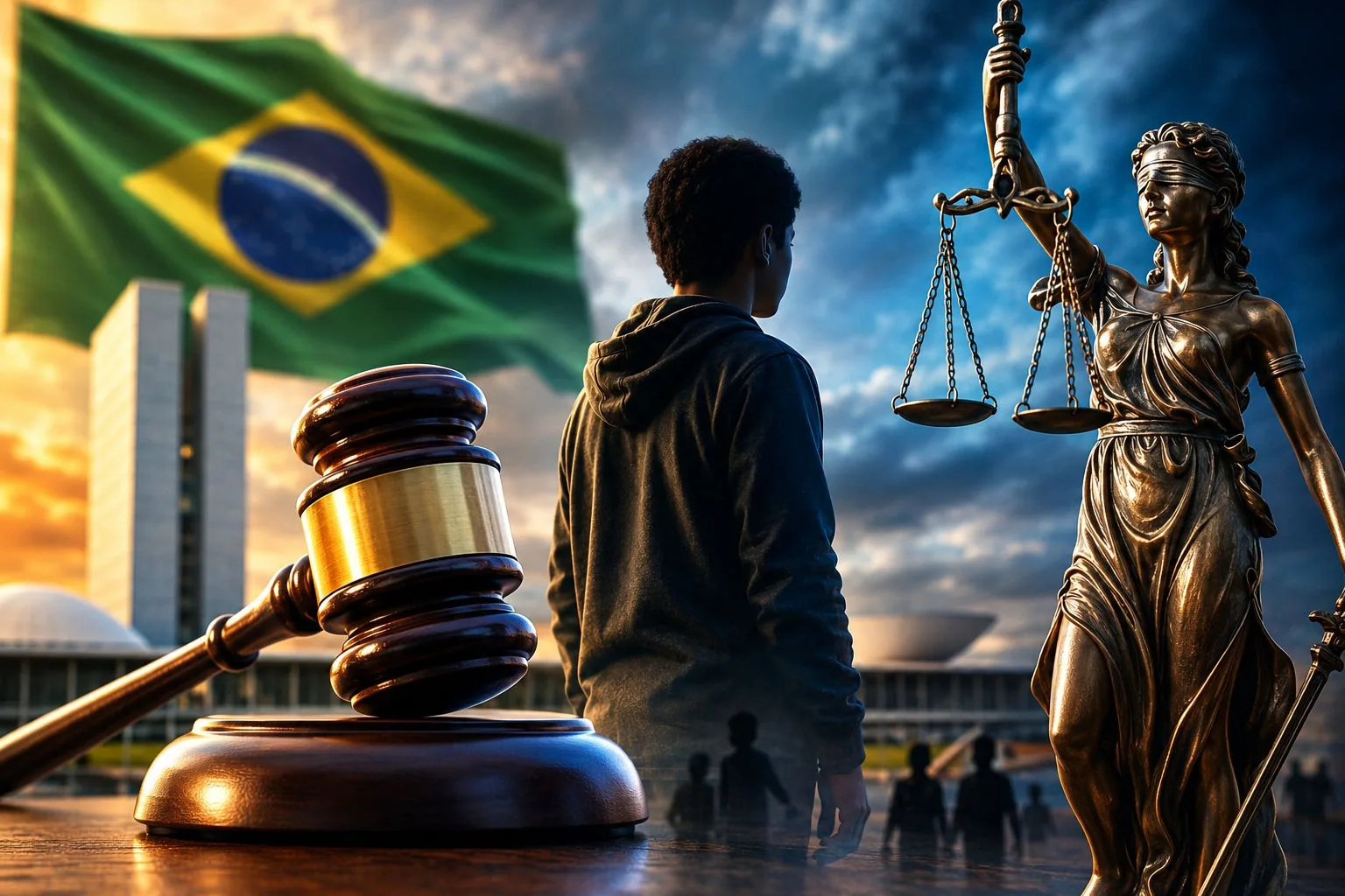 CCJ aprova redução da maioridade penal para 16 anos em crimes graves; PEC avança no Congresso