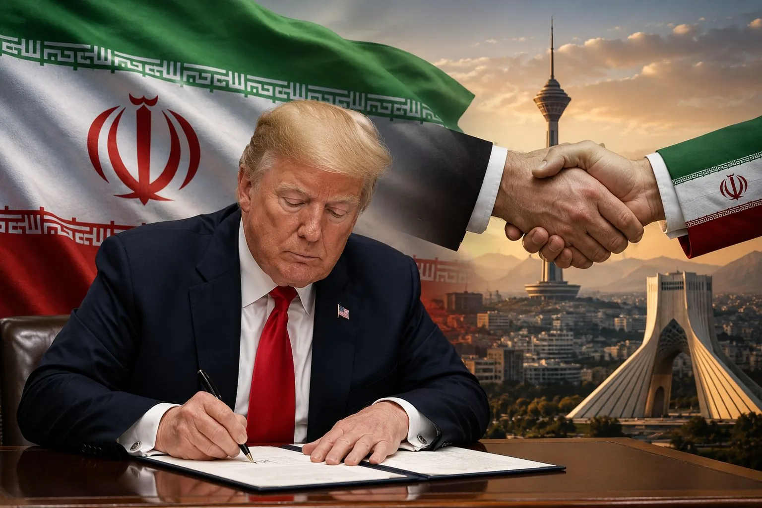 Trump claimt akkoord met Iran over wapenstilstand, Teheran ontkent