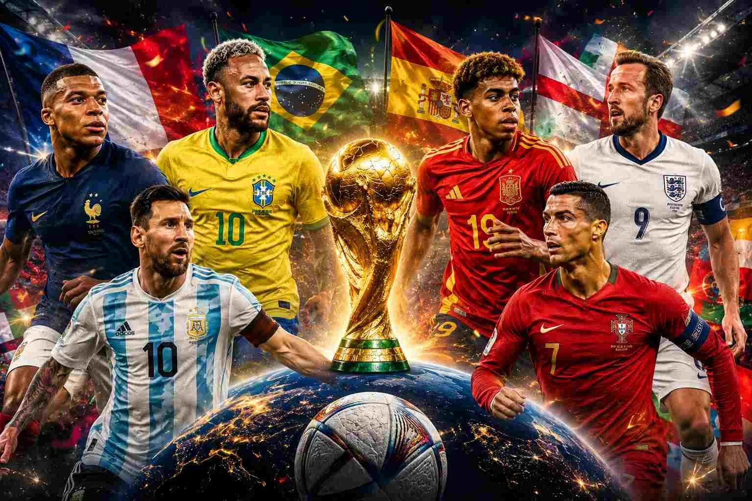 WK 2026 Favorieten: Frankrijk, Brazilië en Argentinië leiden het veld in uitgebreid toernooi