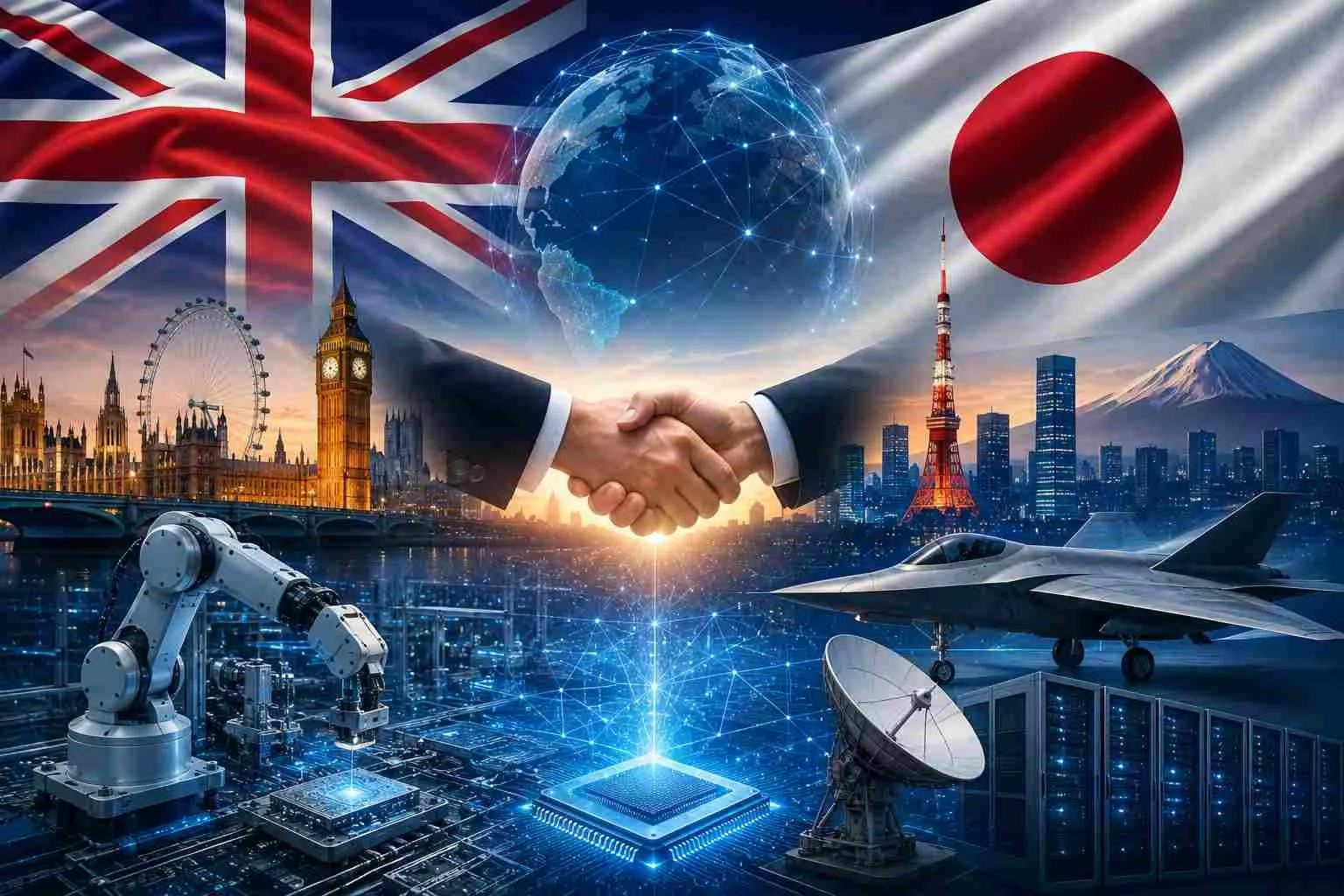 Reino Unido y Japón sellan alianza tecnológica de $24.000 millones para dominar IA y defensa