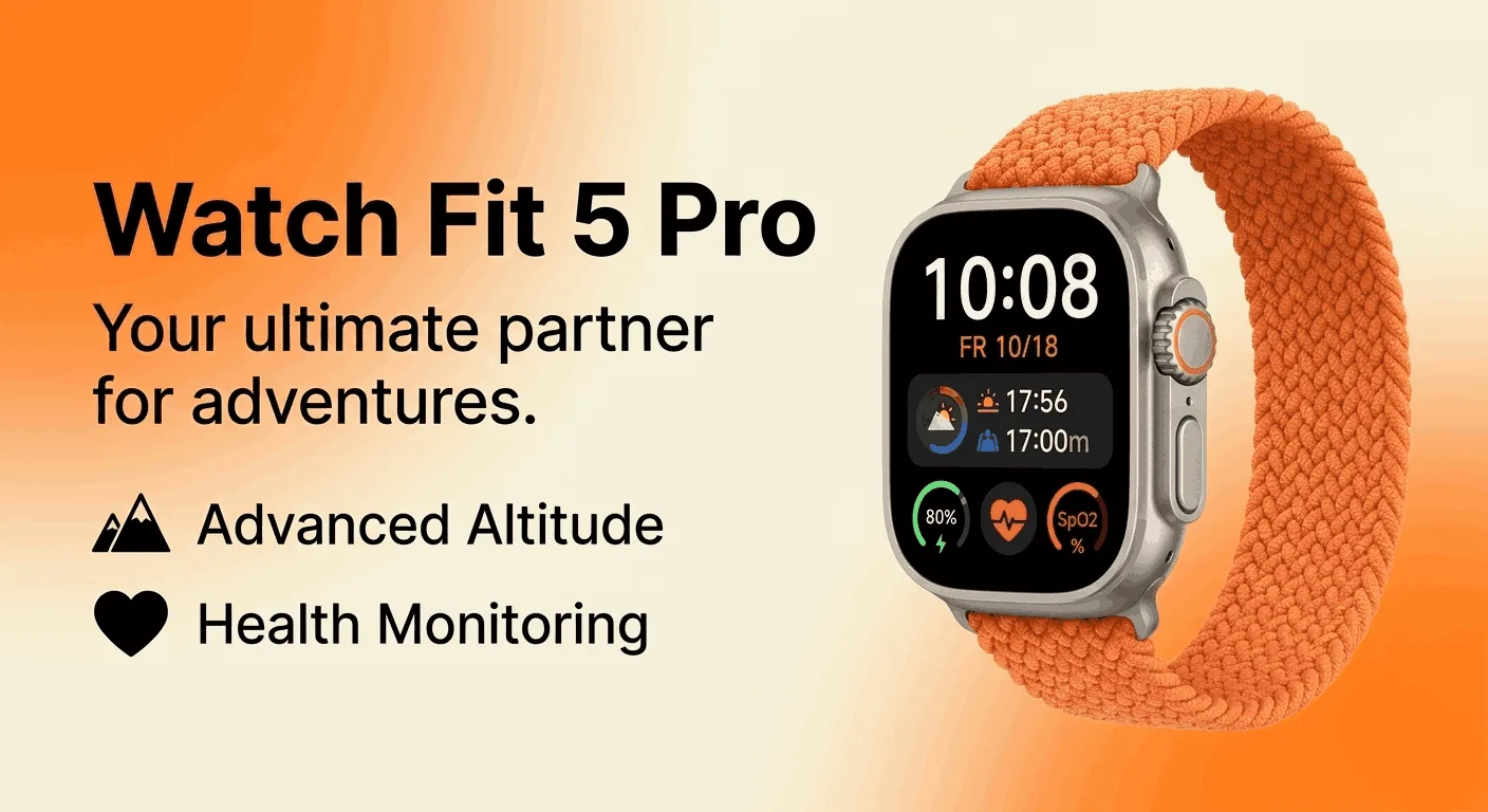 Huawei Watch Fit 5 Pro በብራዚል ላይ በሬአል 999 ተጀመረ፡ የጤና ክትትል እና የስፖርት ተሞክሮ